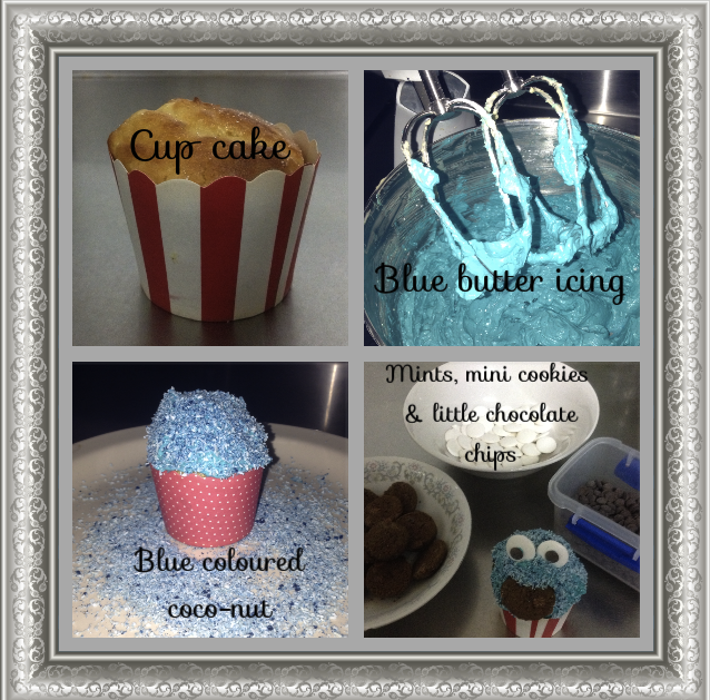 How to make your own Cookie Monster Cupcake!